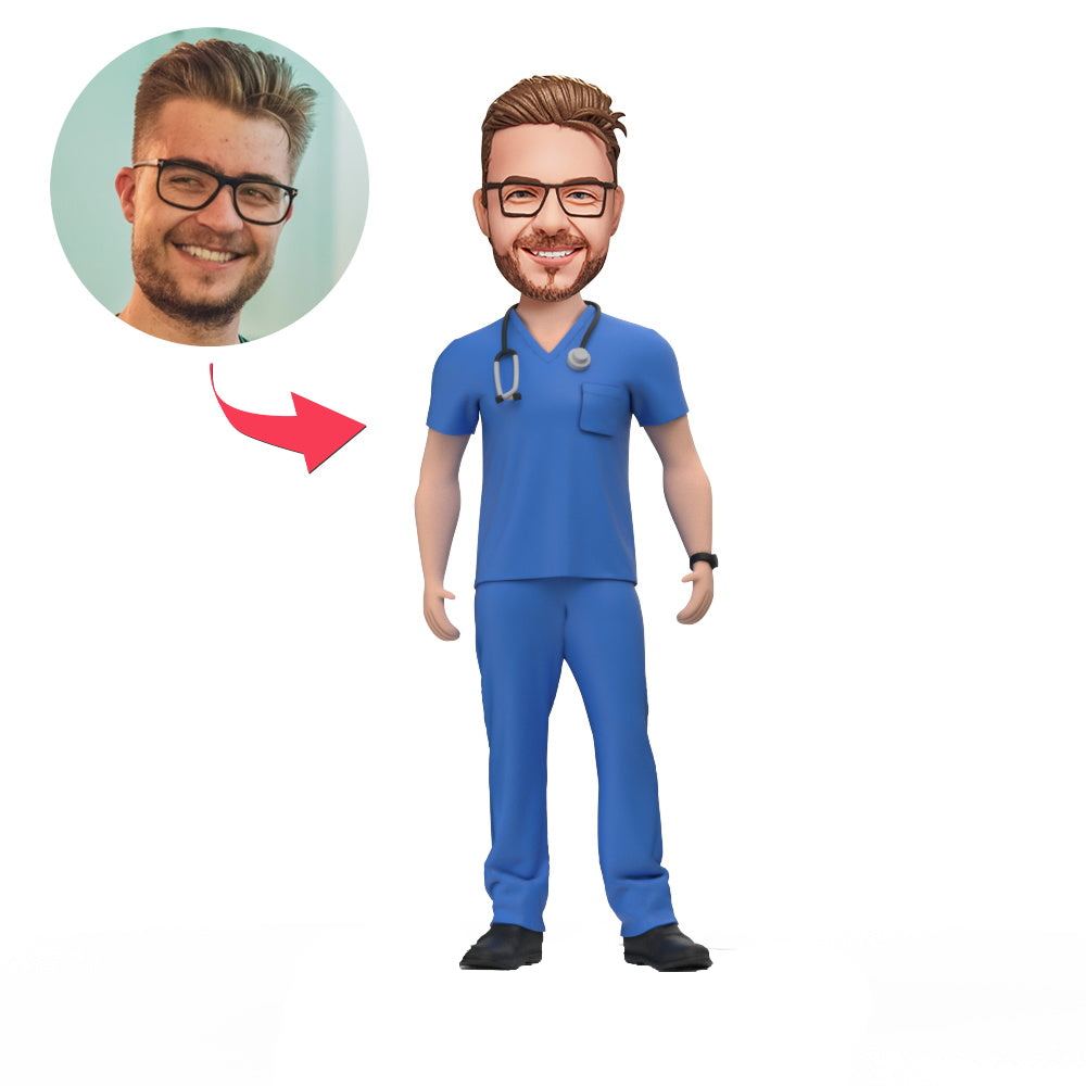 Personalisierte Fotopuppe Drehbarer Mini Me Puppen Schlüsselanhänger, Lustiger Taschenanhänger - dephotoblanket