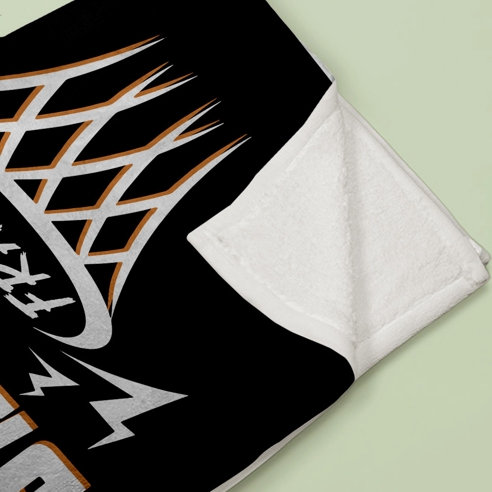 Personalisierte Basketballdecke – Individueller Name Und Teamname – Weicher Überwurf Für Spieler Oder Teams – Einzigartiges Basketball-geschenk - dephotoblanket