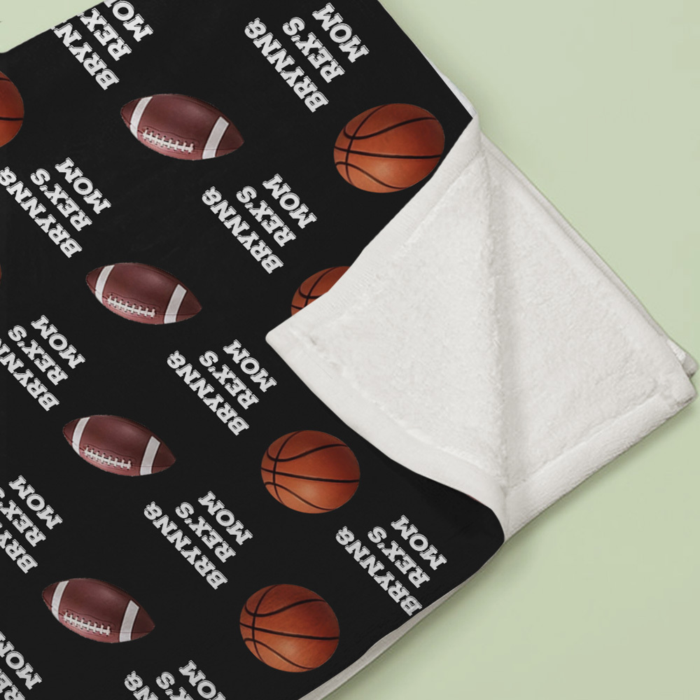 Personalisierte Decke Mit Individuellem Aufdruck Für Jede Sportart Und Jeden Fan - dephotoblanket