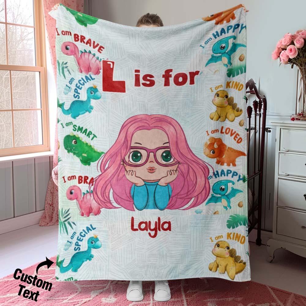 Individuelle Traumdecke Mit Individuellem Namen, Weicher Überwurf, Ideales Geschenk Für Kinder