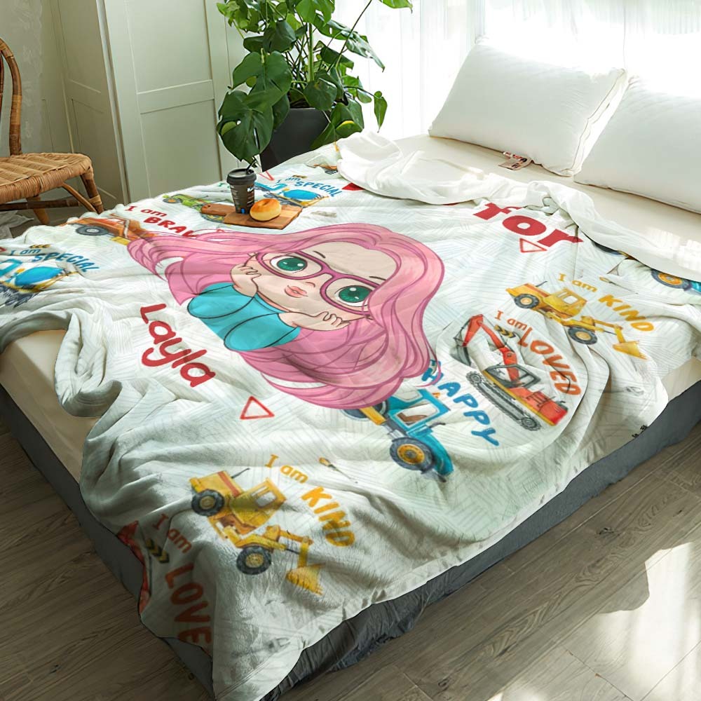 Individuelle Traumdecke Mit Individuellem Namen, Weicher Überwurf, Ideales Geschenk Für Kinder - dephotoblanket