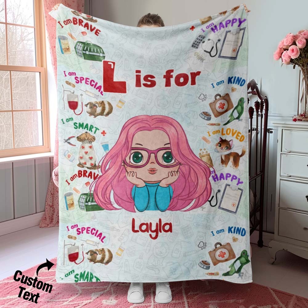 Individuelle Traumdecke Mit Individuellem Namen, Weicher Überwurf, Ideales Geschenk Für Kinder