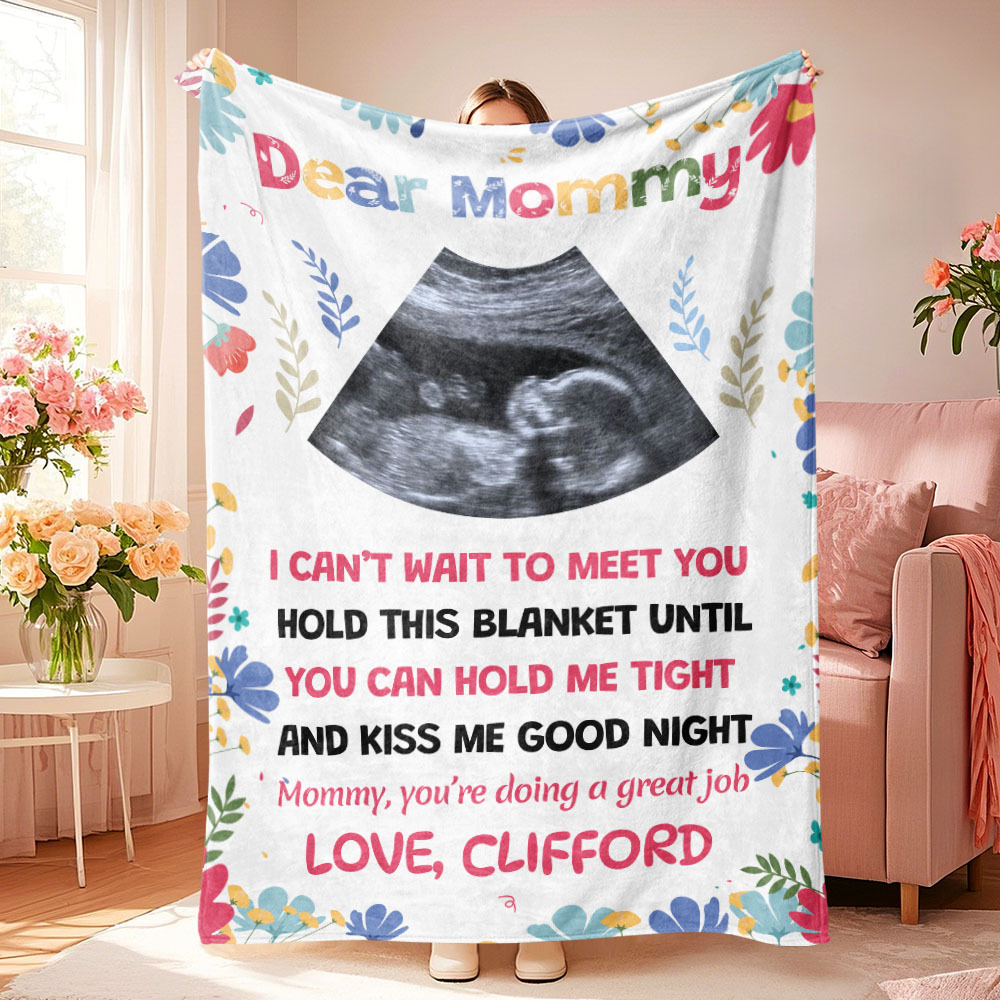 Liebe Mama - Personalisierte Fotodecke Für Mutter - Muttertag