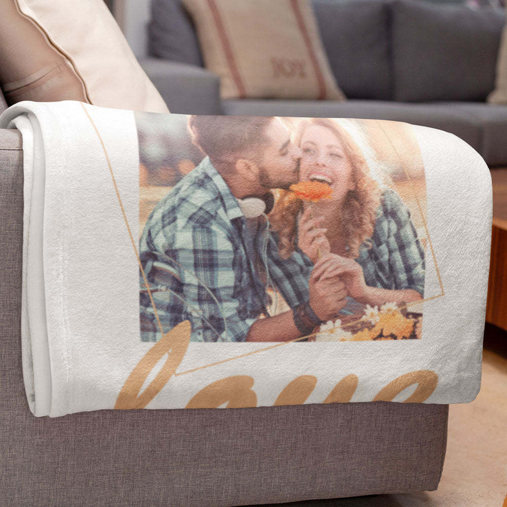 Personalisierte Decken Mit Fotos Und Texten Individuelle Kreativitätsdecken Für Paare Für Sie - dephotoblanket