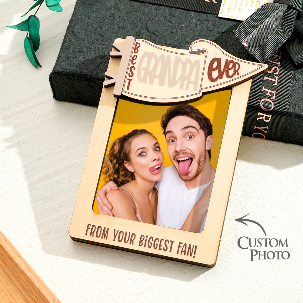 Geschenk Zum Unabhängigkeitstag, Personalisierter Kühlschrankmagnet Mit Individuellem Foto, Gravierter Kühlschrankmagnet - dephotoblanket