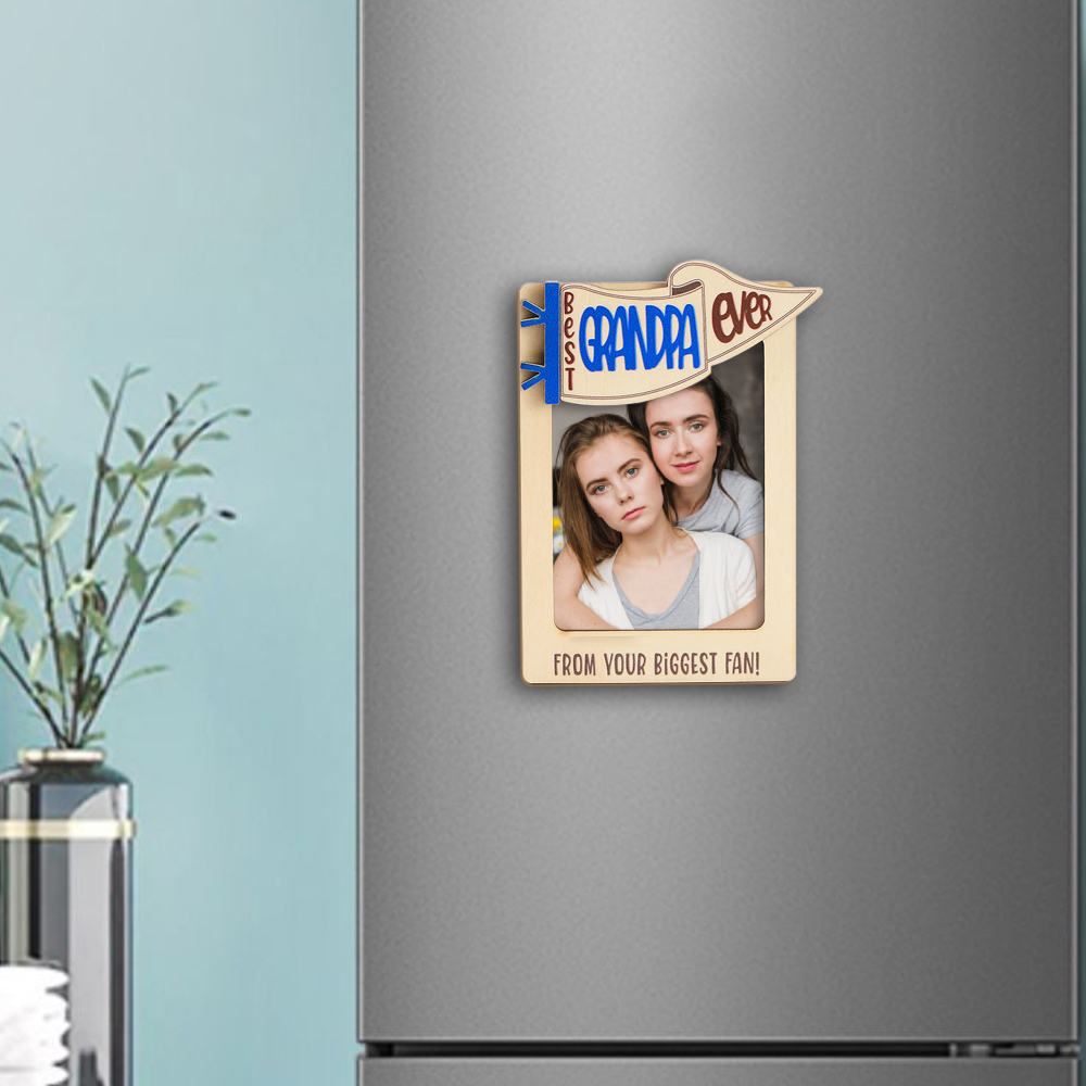 Personalisierter, Individuell Gravierter Foto-kühlschrankmagnet, Von Frau Zu Frau, Lesbische Geschenkideen, Lgbt-geschenke - dephotoblanket