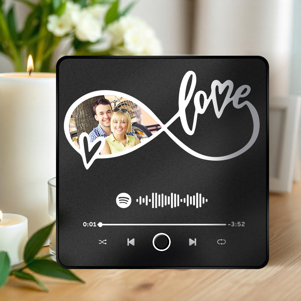 Personalisierter Foto-musik-kühlschrankmagnet, Weihnachtsgeschenke Für Liebhaber. Personalisierte Musik-magnete Können Lieder Abspielen, Weihnachtsgeschenk - dephotoblanket