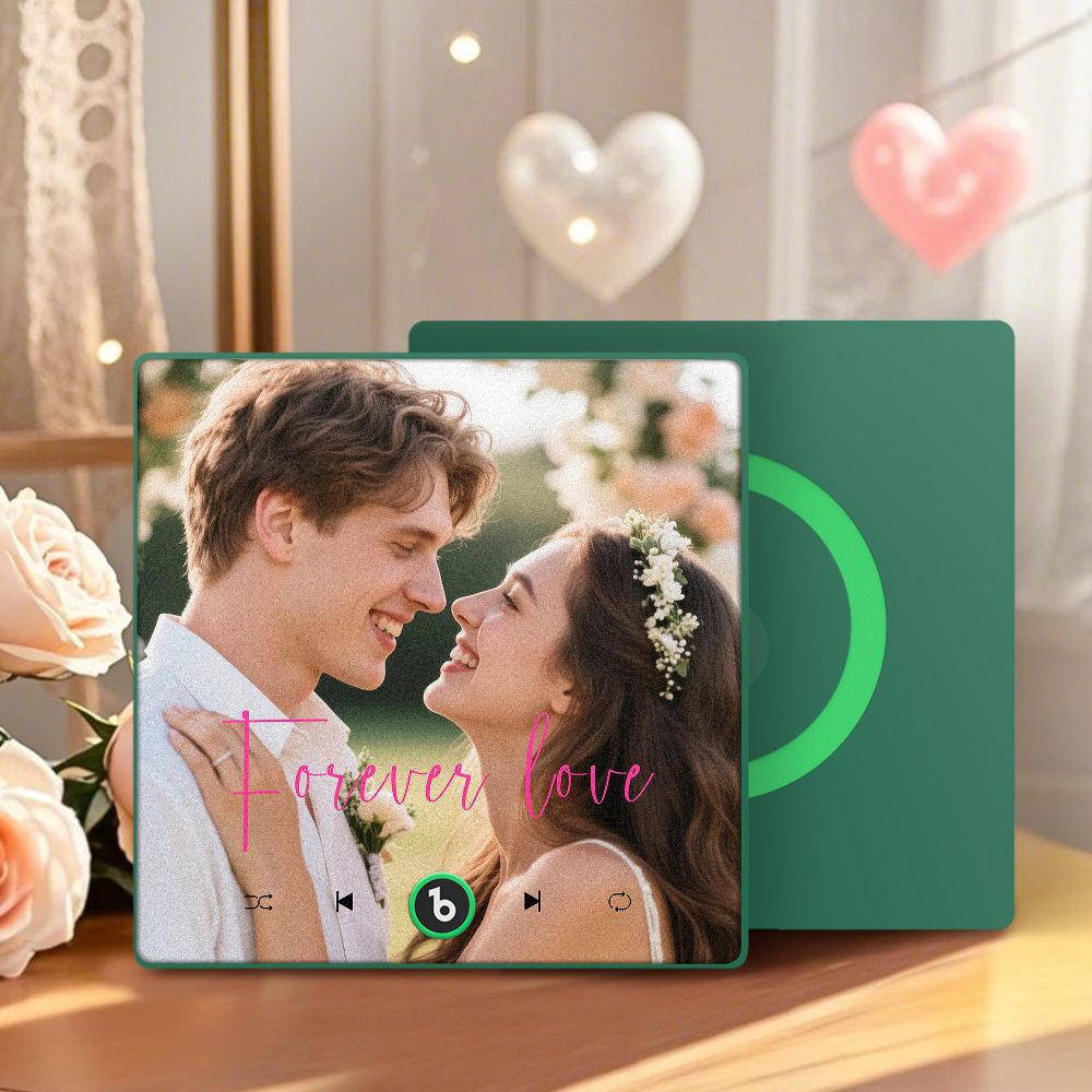 Personalisierter Kühlschrankmagnet Mit Musikfunktion, Sprachaufnahme Und Fotofunktion – Einzigartiges Geschenk Zum Jahrestag, Zur Hochzeit Oder Zu Weihnachten Für Sie, Ihn Und Paare - dephotoblanket
