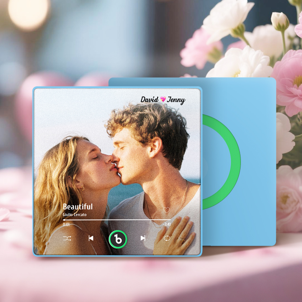 Individuell Gestalteter Musik-kühlschrankmagnet, Farbenfroher Bilderrahmen-kühlschrankmagnet, Musik-wandaufkleber, Musik-magnete, Die Musik Abspielen Können – Valentinstagsgeschenke - dephotoblanket