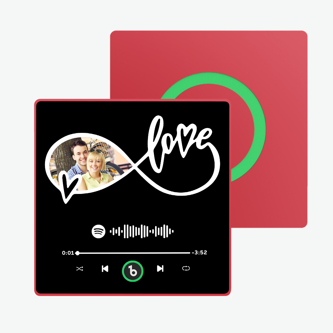 Neues 4.0-upgrade, Individueller Musik- Und Foto-kühlschrankmagnet, Fridgebeats Pro Unterstützt Bluetooth-konnektivität, Bunter Rahmen, Album-kühlschrankmagnet, Geschenke Für Weihnachten