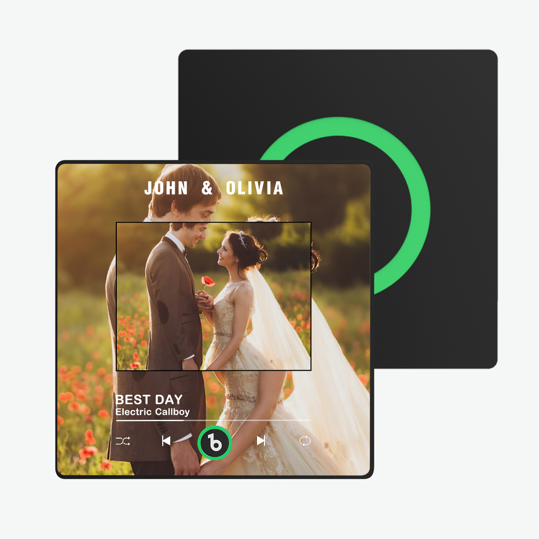 Individueller Musik-kühlschrankmagnet, Album-kühlschrankmagnet Mit Buntem Rahmen, Hochzeitsgeschenke - dephotoblanket