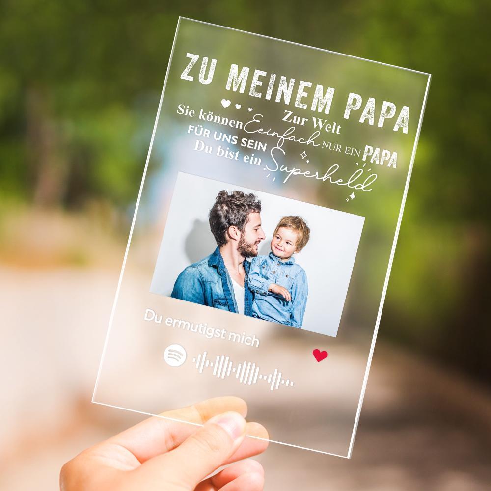 Spotify Geschenk Spotify Nachtlicht LED Rahmen Mit Foto Gravur Text Nachtlicht Jubilum Geschenk für Ehemann