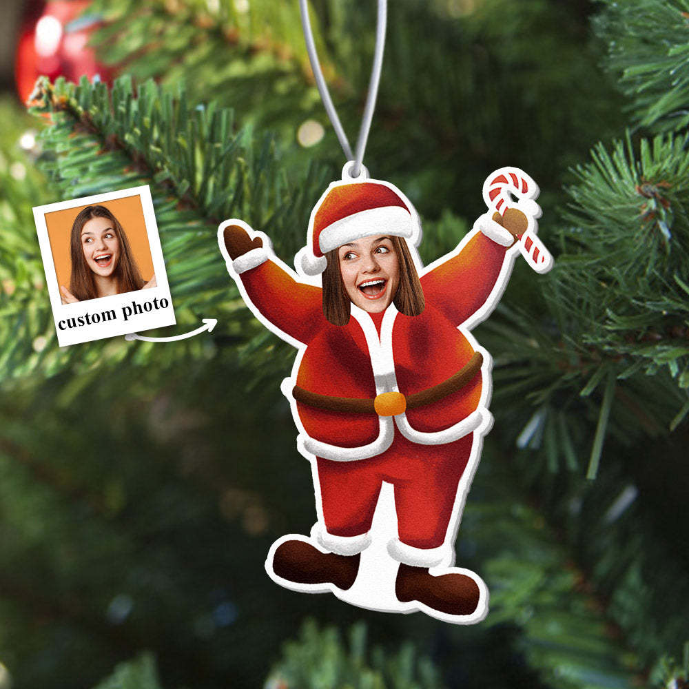 Kundenspezifischer Weihnachts-auto-lufterfrischer, Rückspiegel-ornament, Lustige Lufterfrischer-geschenke Für Weihnachten - dephotoblanket