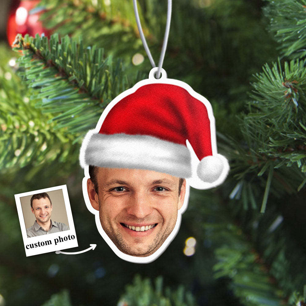 Kundenspezifischer Weihnachts-auto-lufterfrischer, Rückspiegel-ornament, Lustige Lufterfrischer-geschenke Für Weihnachten - dephotoblanket