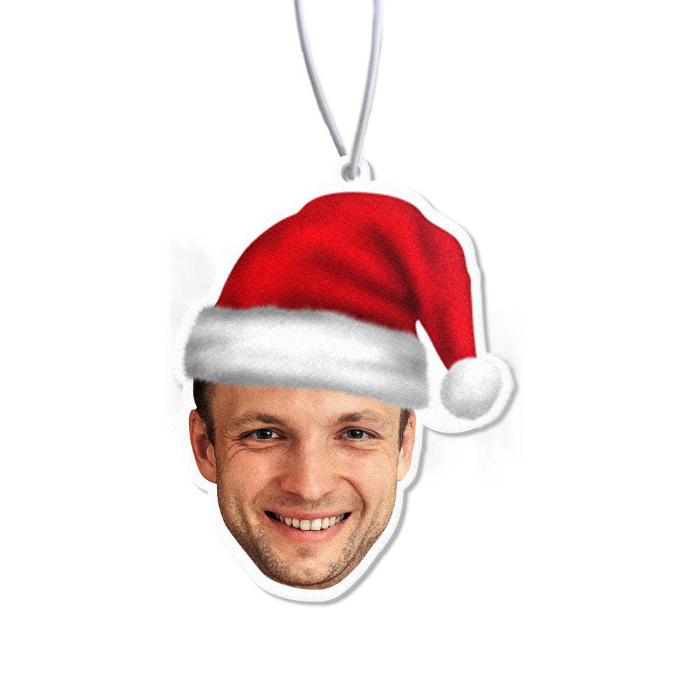 Kundenspezifischer Weihnachts-auto-lufterfrischer, Rückspiegel-ornament, Lustige Lufterfrischer-geschenke Für Weihnachten - dephotoblanket