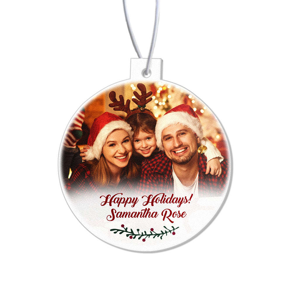 Kundenspezifischer Weihnachts-auto-lufterfrischer, Rückspiegel-ornament, Lustige Lufterfrischer-geschenke Für Weihnachten - dephotoblanket