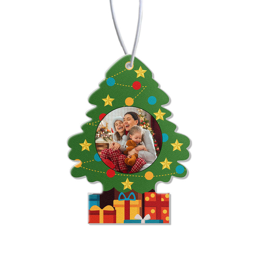 Kundenspezifischer Weihnachts-auto-lufterfrischer, Rückspiegel-ornament, Lustige Lufterfrischer-geschenke Für Weihnachten - dephotoblanket