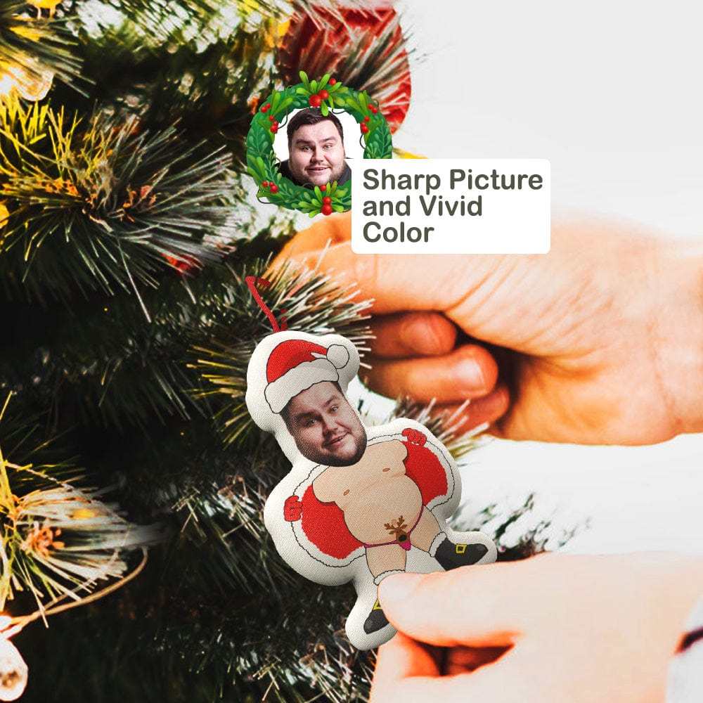 Weihnachtsüberraschungsgeschenke Weihnachten Minime Hängende Dekorationen Blind Box Benutzerdefiniertes Gesicht Weihnachten Hängende Ornamente - dephotoblanket