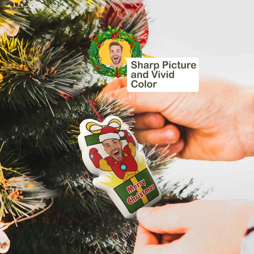 Weihnachtsüberraschungsgeschenke Weihnachten Minime Hängende Dekorationen Blind Box Benutzerdefiniertes Gesicht Weihnachten Hängende Ornamente - dephotoblanket