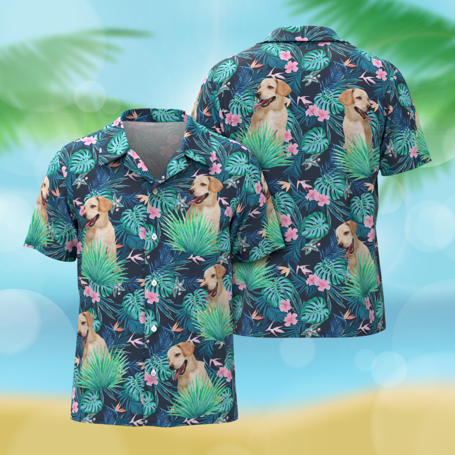 Personalized Hawaiian Shirt, Short Slevee Hawaiian Aloha Shirt, Hawaii Style, Unique Gift Ideas For Pet Lovers - dephotoblanket