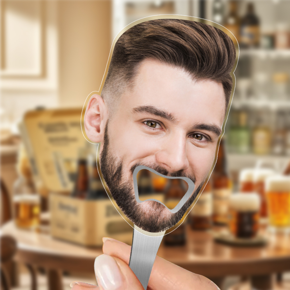 Flaschenöffner Mit Individuellem Gesichtsfoto, Lustige Geschenke