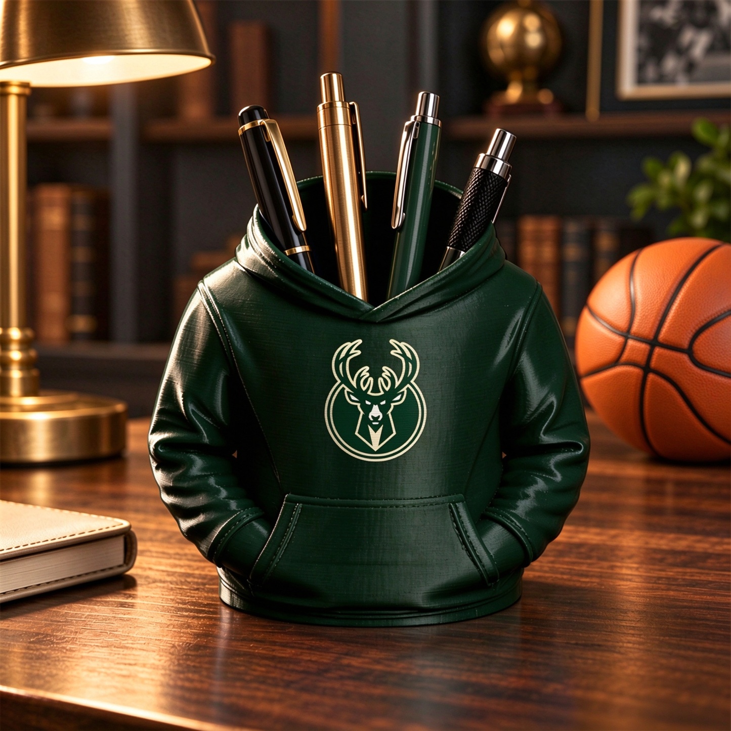 Basketball-Hoodie-Schreibtisch-Organizer, Stift- Und Utensilienhalter, Fan-Geschenk - dephotoblanket