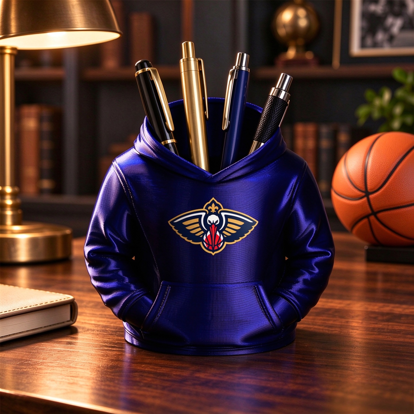 Basketball-Hoodie-Schreibtisch-Organizer, Stift- Und Utensilienhalter, Fan-Geschenk - dephotoblanket