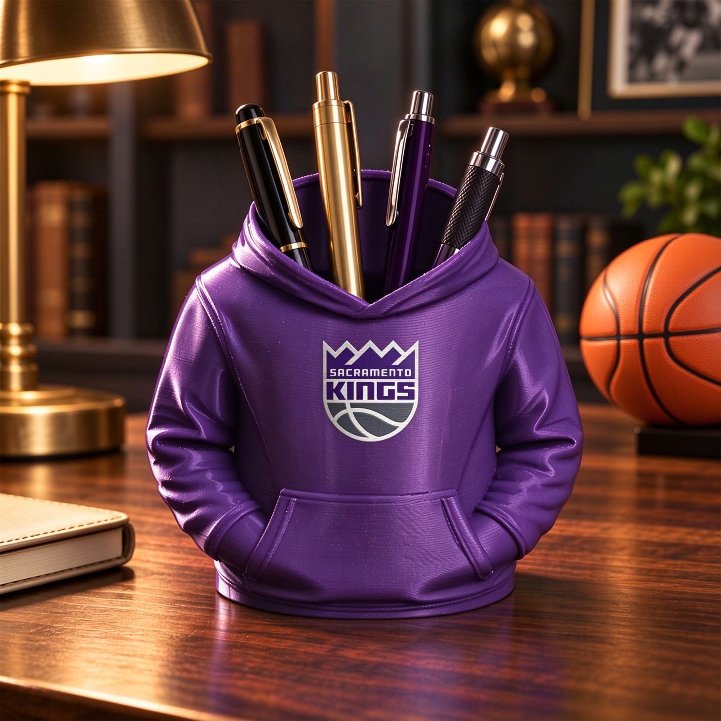Basketball-Hoodie-Schreibtisch-Organizer, Stift- Und Utensilienhalter, Fan-Geschenk - dephotoblanket
