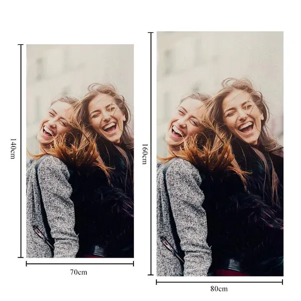 Personalisierte Badetücher, Individuell Bedruckte Strandtücher, Schnell Trocknende, Ultrafeine Fasern Mit „my Girl“. - dephotoblanket