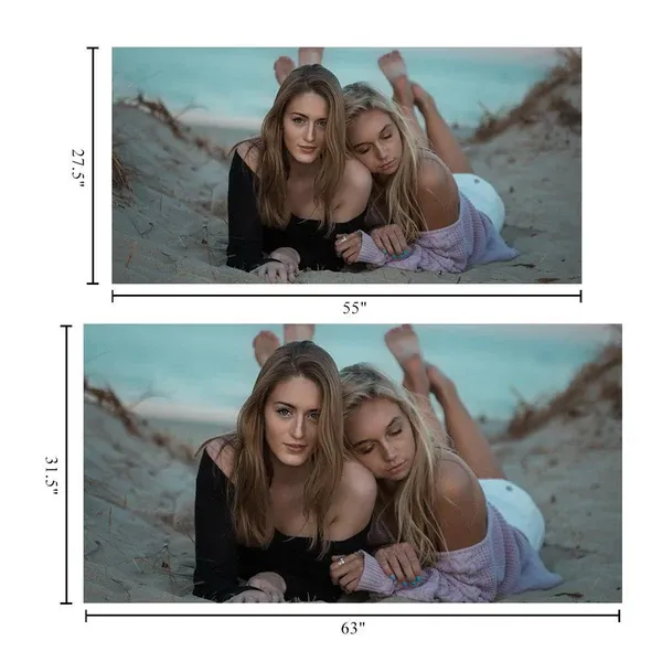 Personalisierte Badetücher, Strandtücher Mit Individuellem Foto, Jubiläumsgeschenk Für Sie - dephotoblanket