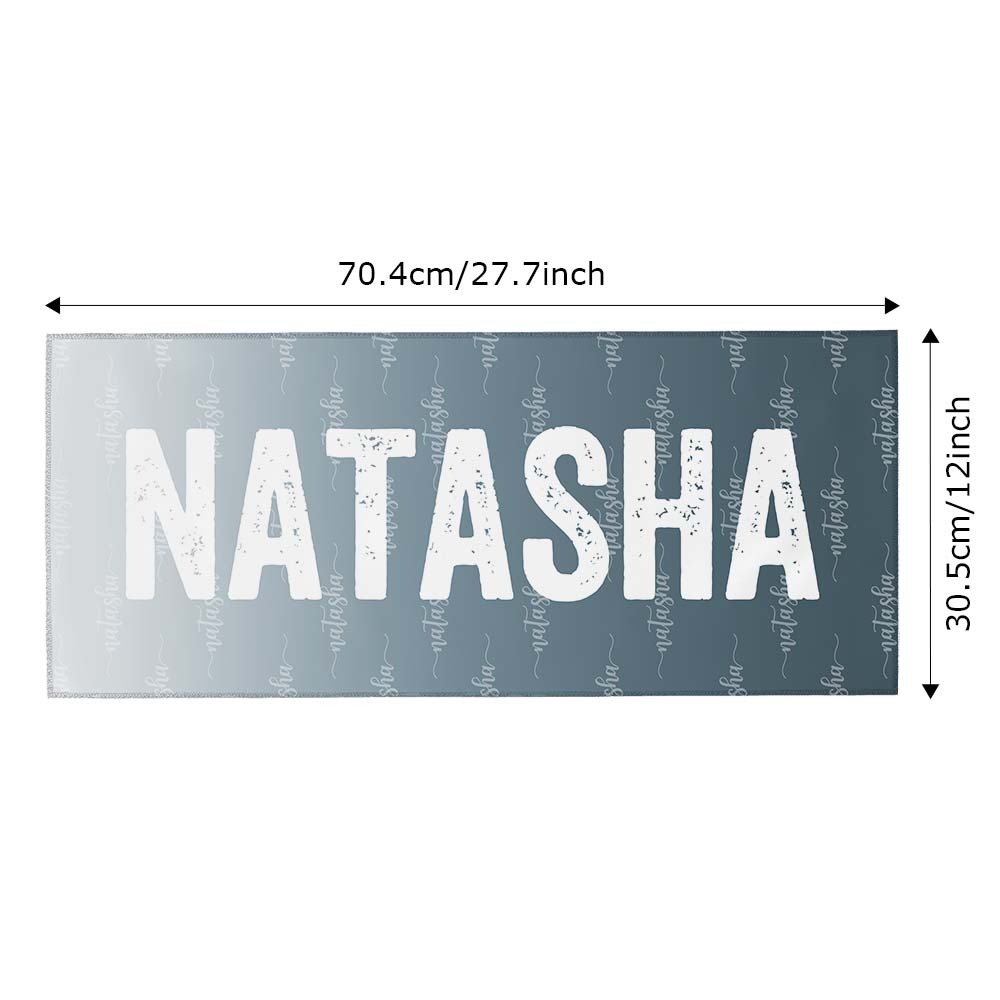 Benutzerdefiniertes Graues Handtuch, Personalisiertes Fotohandtuch, Besonderes Geschenk - dephotoblanket