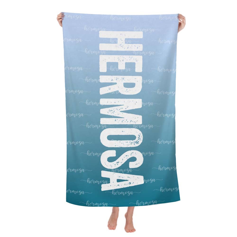 Benutzerdefiniertes Blaues Handtuch, Personalisiertes Fotohandtuch, Besonderes Geschenk - dephotoblanket