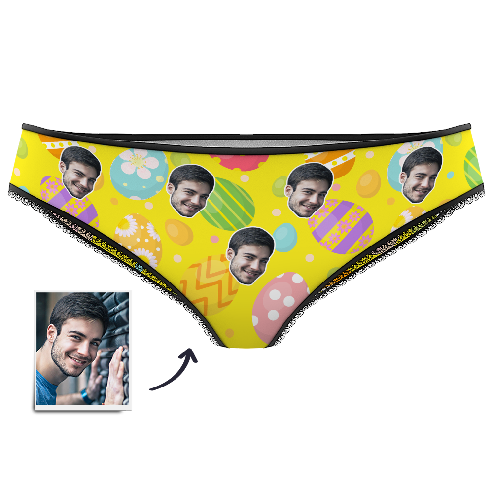 Farbiges Osterei Für Damen, Individuelles Gesichtshöschen - dephotoblanket
