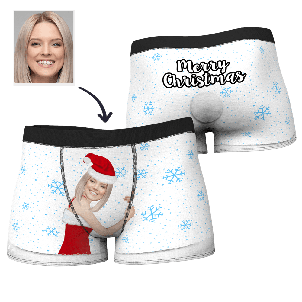 Weihnachtsgeschenke Männer Weihnachtsgesicht Auf Körper Boxer - dephotoblanket