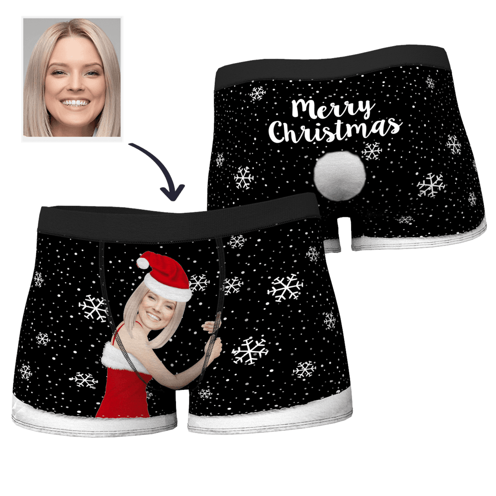 Weihnachtsgeschenke Männer Weihnachtsgesicht Auf Körper Boxer - dephotoblanket