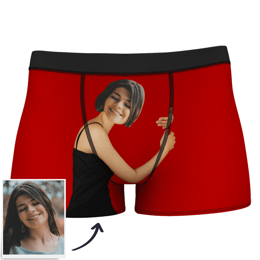 Personalisierte Boxershorts Mit Gesicht Am Körper Für Herren. Lustige Boxershorts Mit Gesicht – Lass Mich Sehen/ Sexy Mädchen/ Heißer Tanz/ Es Gehört Mir/ Nur Ich Kann Es Reiten/ Brille Des Comic-mädchens/ Rock Zum Aufheben - dephotoblanket
