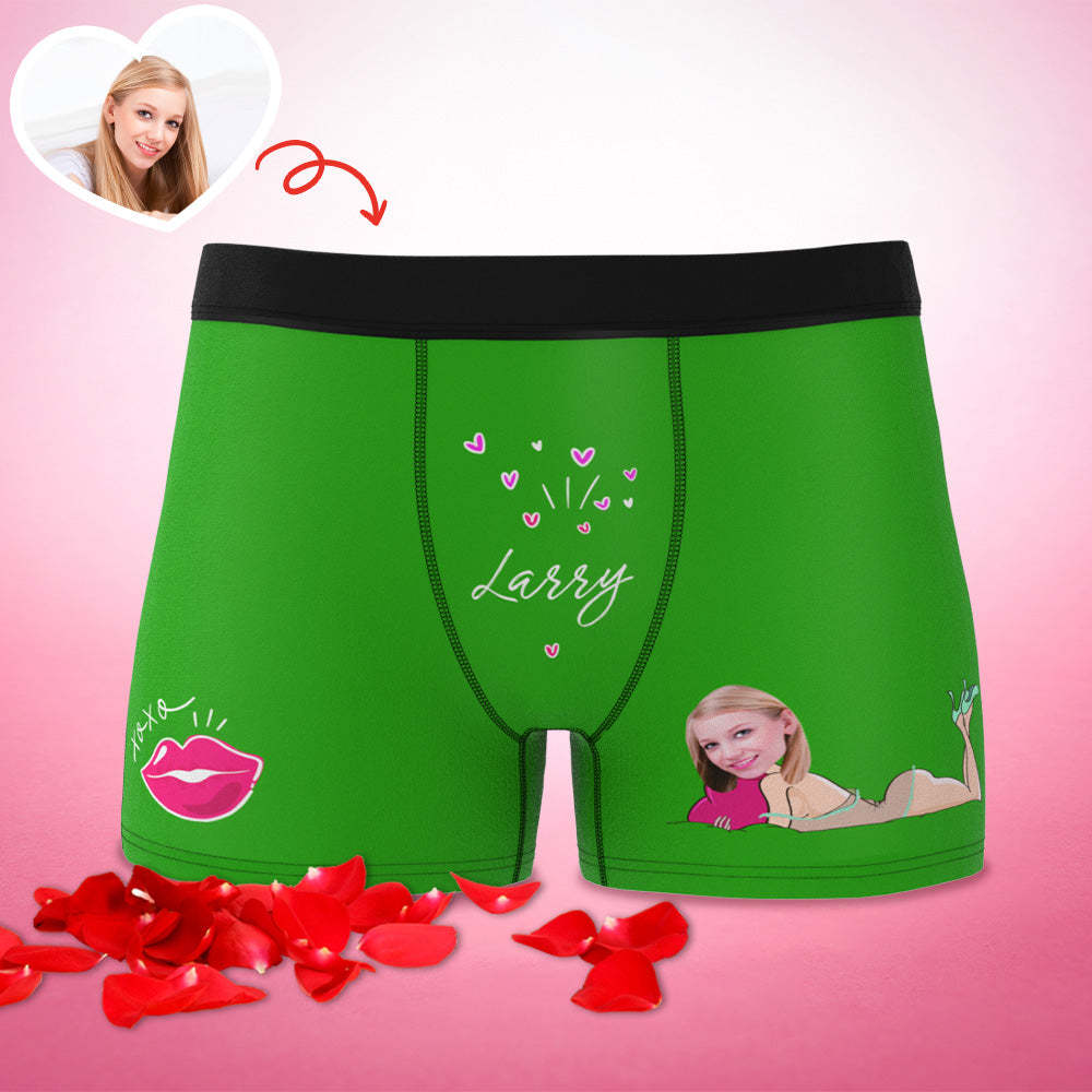Maßgeschneiderter Xxoo-boxer, Individuelle Boxershorts, Individueller Boxer, Individueller Gesichts-boxer, Personalisierter Minime-boxer - dephotoblanket