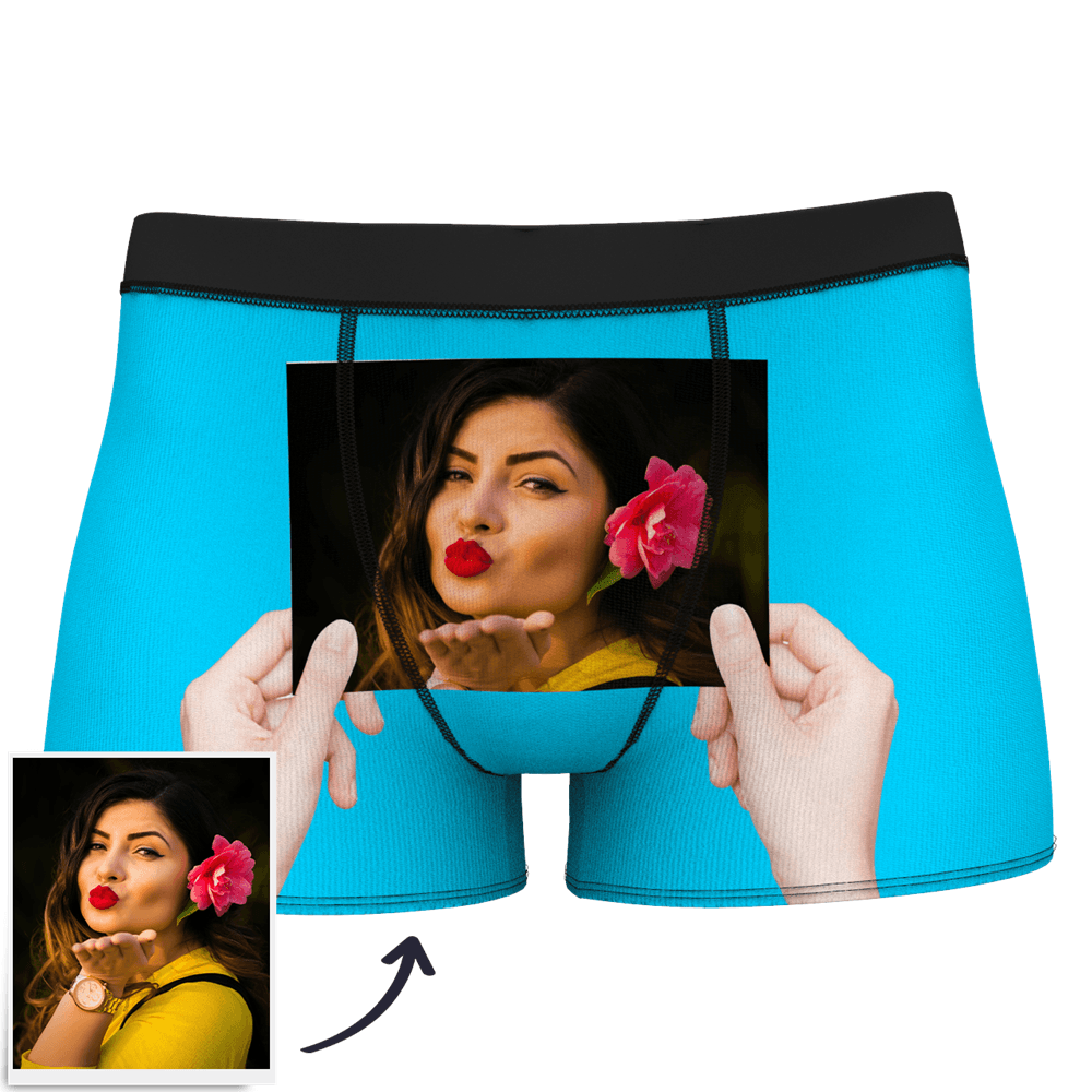 Personalisierte Boxershorts Mit Gesicht Am Körper Für Herren. Lustige Boxershorts Mit Gesicht – Lass Mich Sehen/ Sexy Mädchen/ Heißer Tanz/ Es Gehört Mir/ Nur Ich Kann Es Reiten/ Brille Des Comic-mädchens/ Rock Zum Aufheben - dephotoblanket