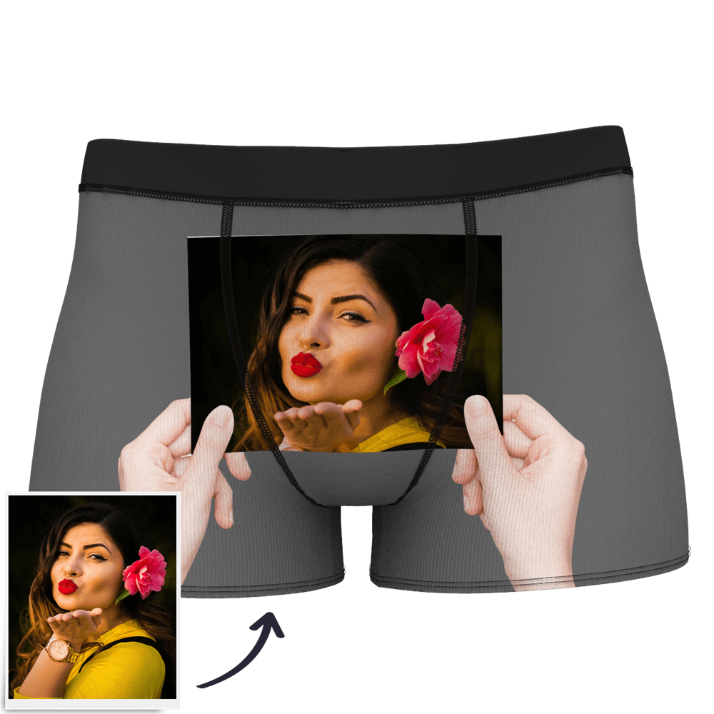 Personalisierte Boxershorts Mit Gesicht Am Körper Für Herren. Lustige Boxershorts Mit Gesicht – Lass Mich Sehen/ Sexy Mädchen/ Heißer Tanz/ Es Gehört Mir/ Nur Ich Kann Es Reiten/ Brille Des Comic-mädchens/ Rock Zum Aufheben - dephotoblanket