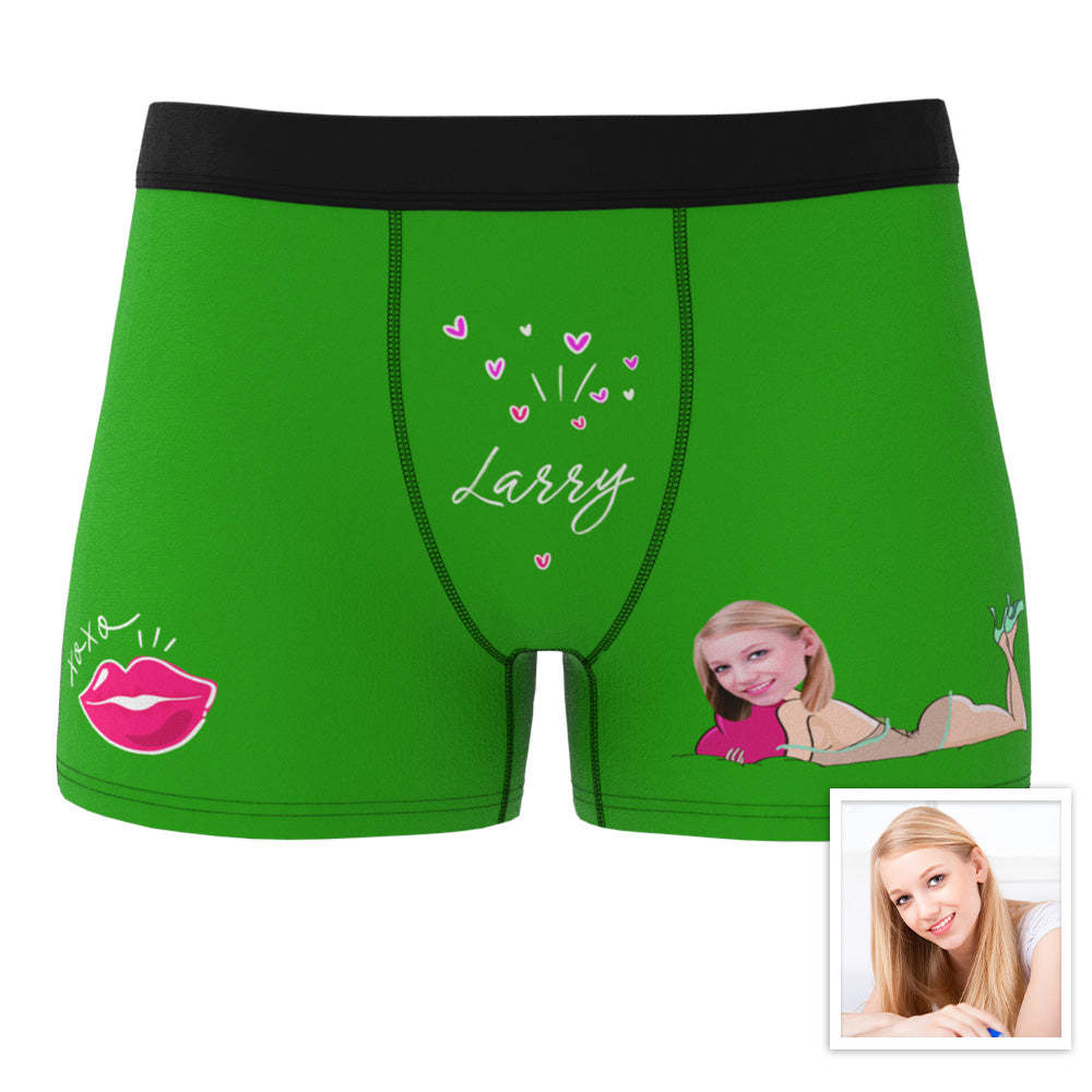 Maßgeschneiderter Xxoo-boxer, Individuelle Boxershorts, Individueller Boxer, Individueller Gesichts-boxer, Personalisierter Minime-boxer - dephotoblanket