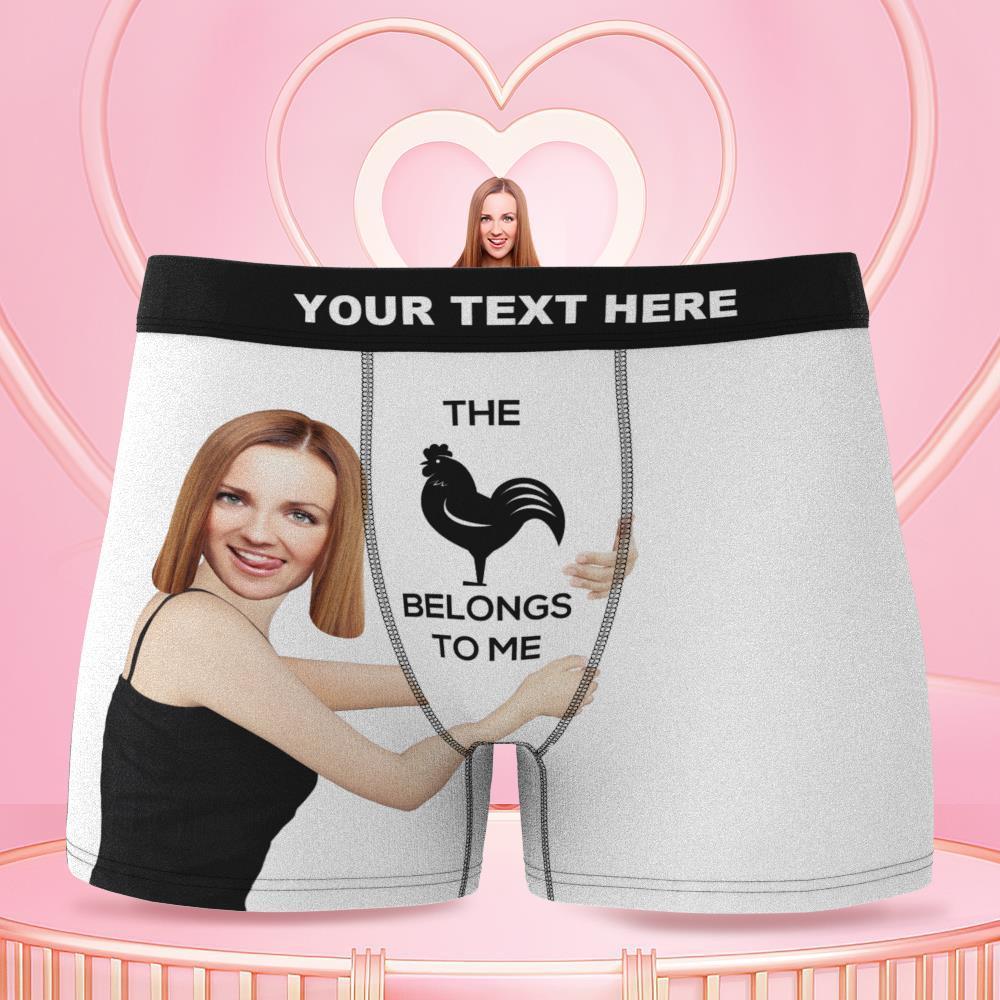 Custom Face Boxer Individuelle Boxershorts Herren Custom Face On Body 3d Online-vorschau Boxershorts – Das Gehört Mir - dephotoblanket