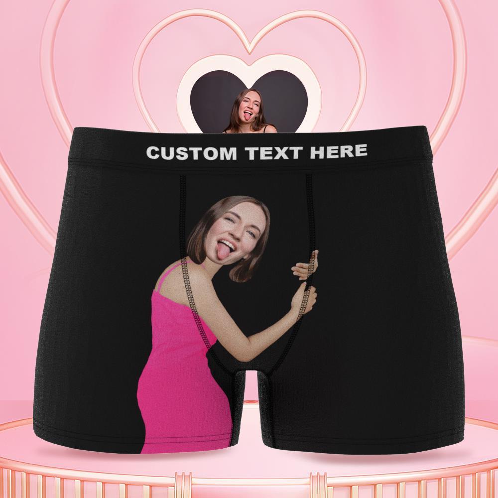 Benutzerdefinierte Boxershorts Mit Gesicht Am Körper 3d Online-vorschau Benutzerdefinierte Lustige Boxershorts Für Herren - dephotoblanket
