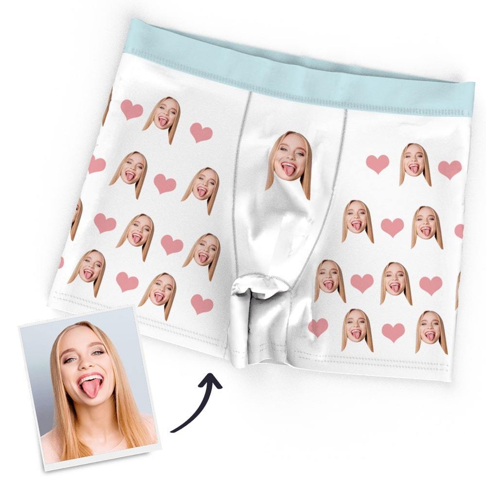 Personalisierte Boxershorts Für Herren – Boxer Mit Lustigem Gesicht - dephotoblanket