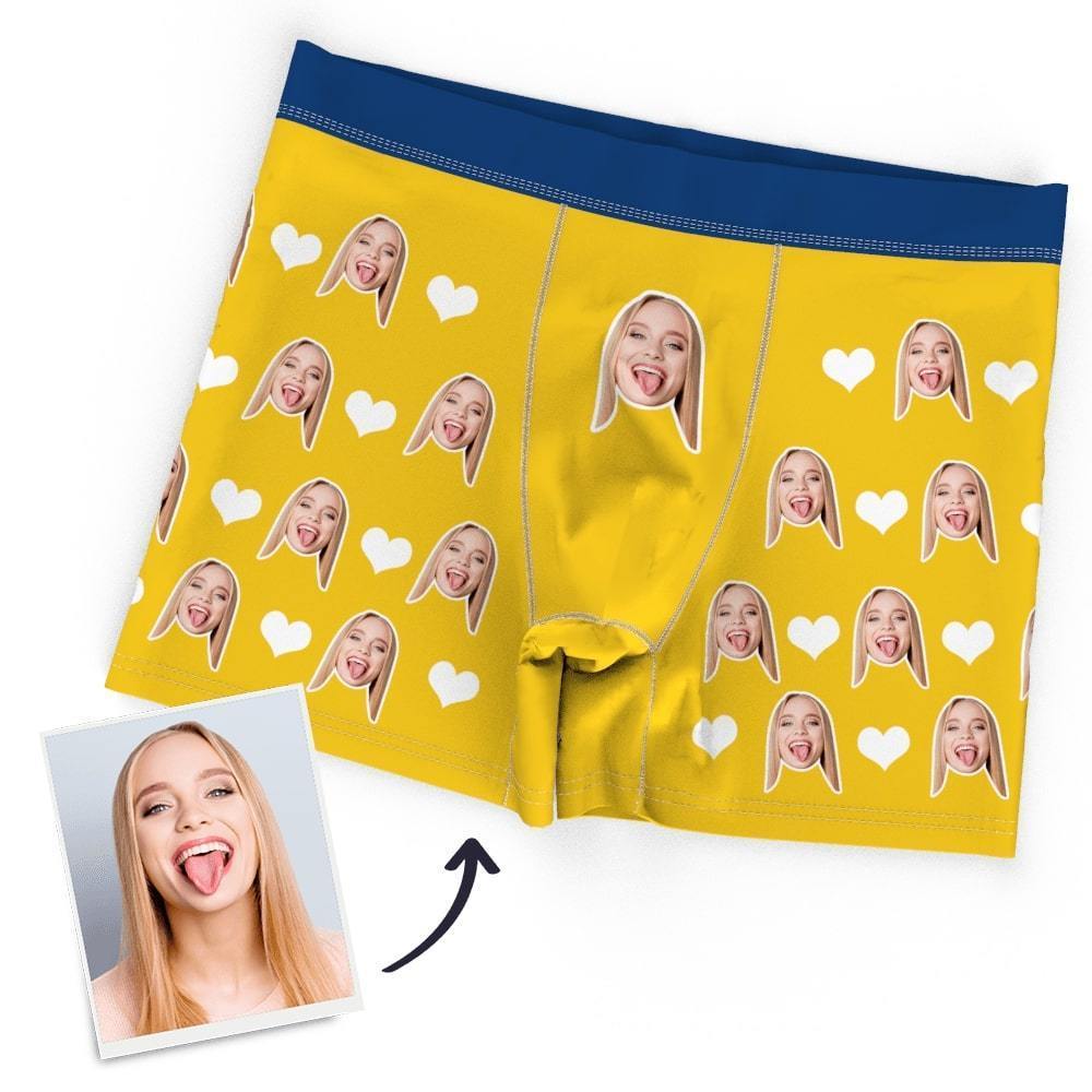 Personalisierte Boxershorts Für Herren – Boxer Mit Lustigem Gesicht - dephotoblanket