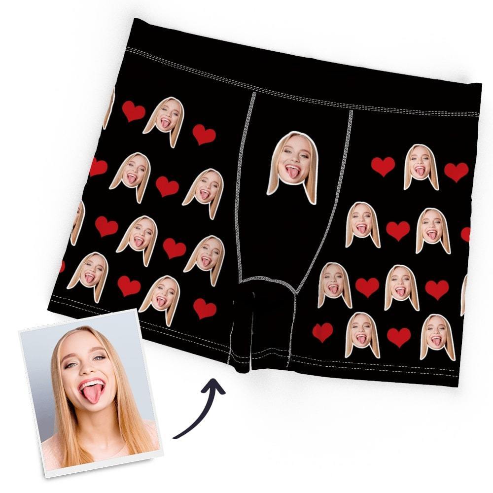 Personalisierte Boxershorts Für Herren – Boxer Mit Lustigem Gesicht - dephotoblanket