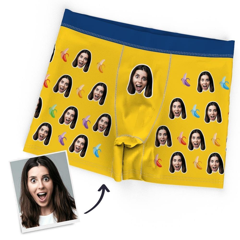 Personalisierte Boxershorts Für Herren – Boxer Mit Lustigem Gesicht - dephotoblanket