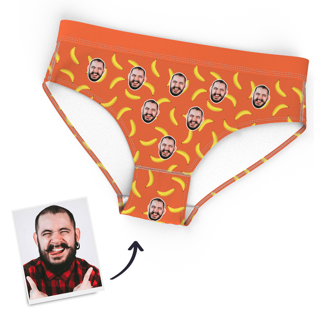 Personalisiertes Frauen-gesichts-höschen, Liebes-herz-höschen - dephotoblanket