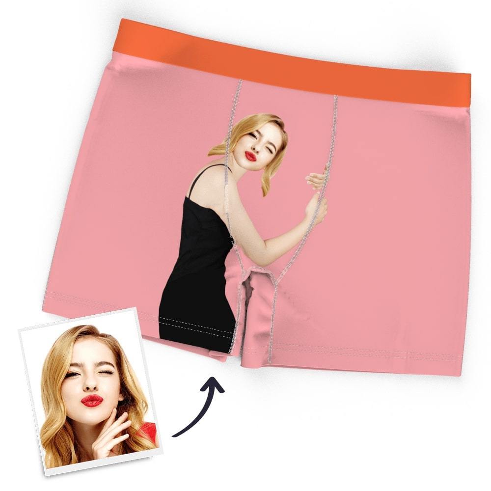 Personalisierte Boxershorts Für Herren - Lustiges Gesicht - dephotoblanket