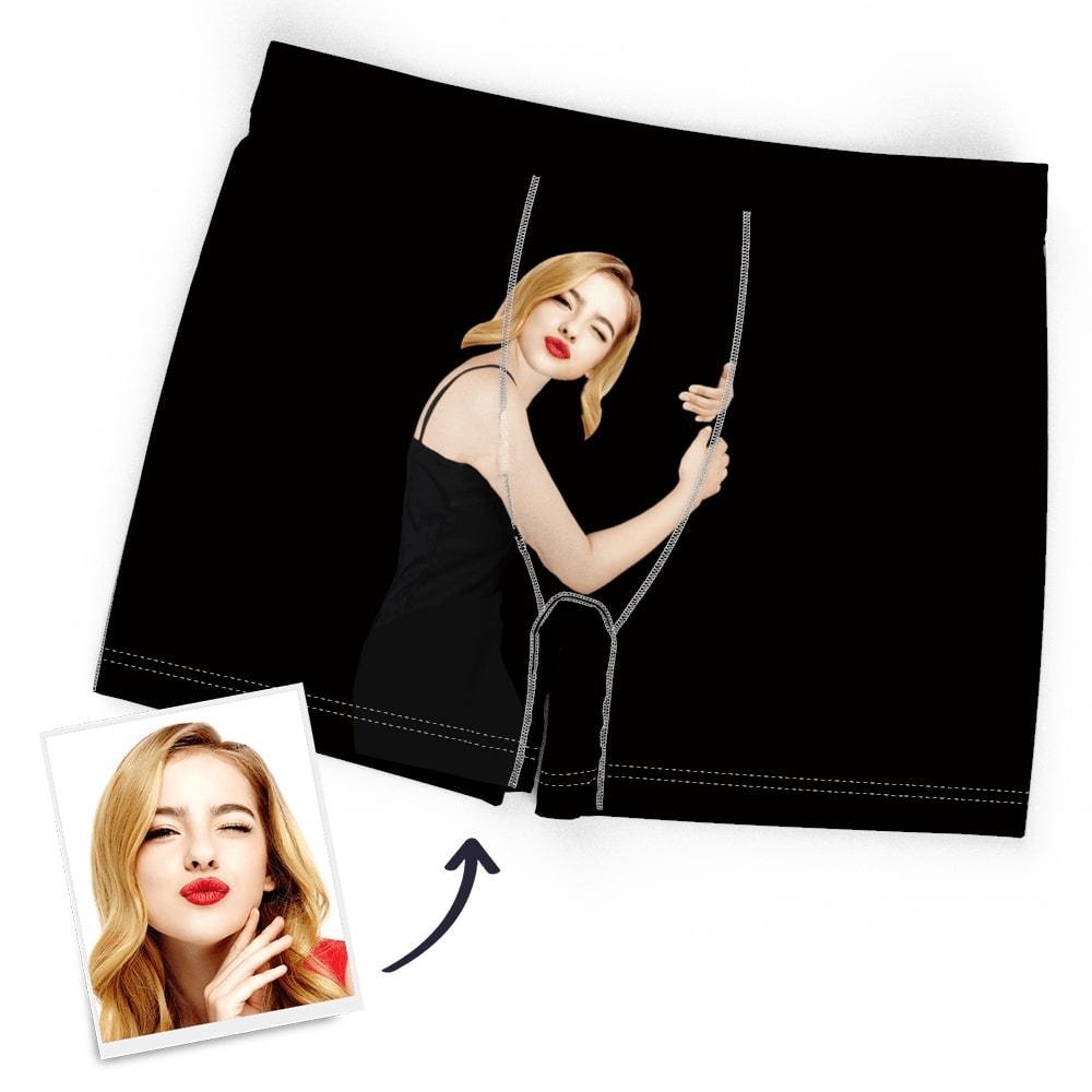 Personalisierte Boxershorts Für Herren - Lustiges Gesicht - dephotoblanket