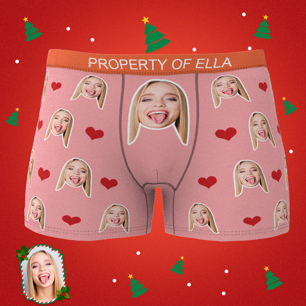 Kundenspezifischer Bunter Boxer-herz-entwurf Eingeschriebene Taille